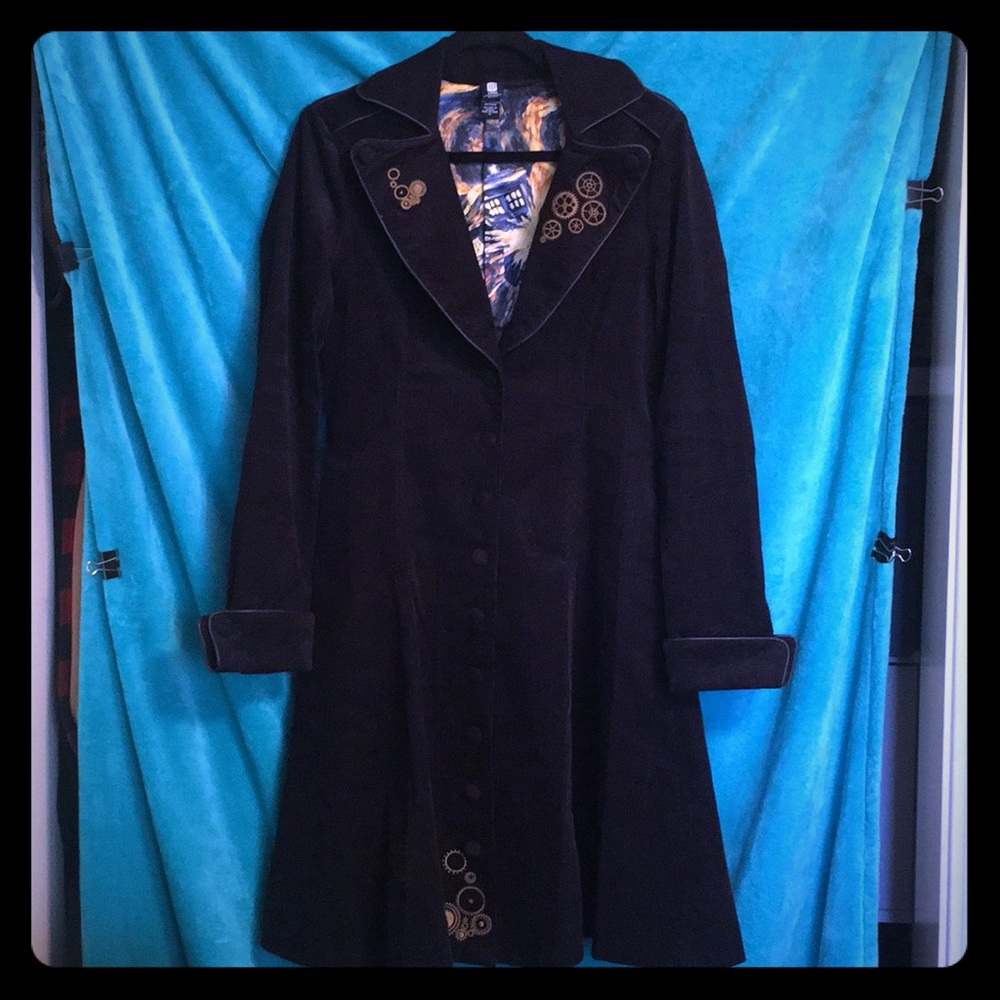 Doctor Who TARDIS Lined Corduroy Jacket